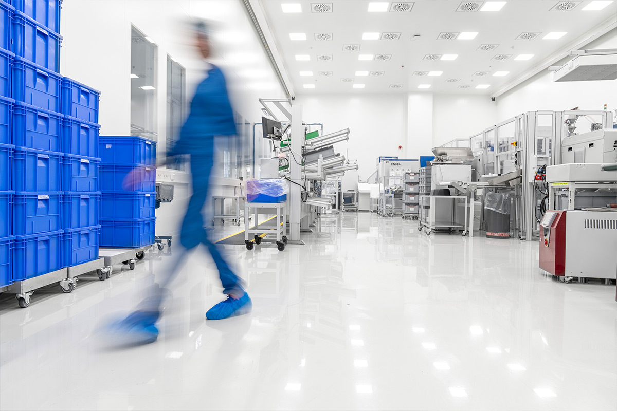 Röchling Medical Brensbach and Neuhaus are ISO 15378 certified and produce in GMP class C + D cleanrooms