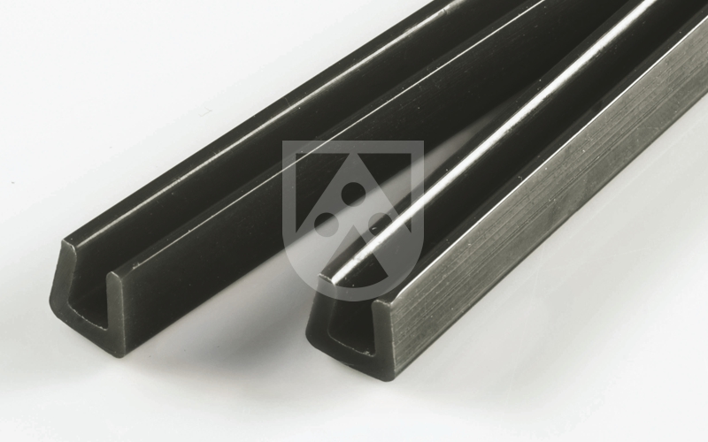 Low friction plastics - low friction materials - sliding material LubX® AST black