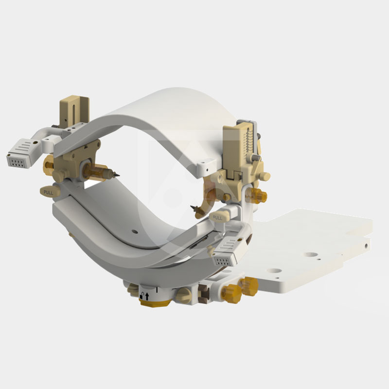 precision machined components - Precision plastic parts - Turned precision parts - Milled precision parts – Head rest for cranial surgery