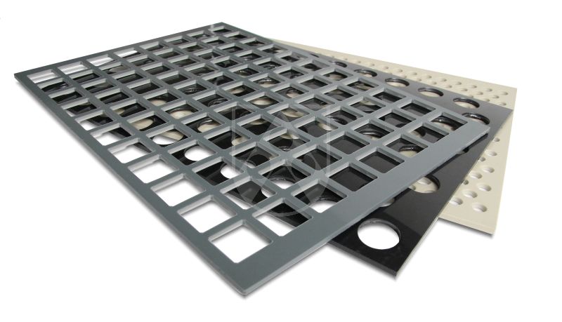 Placas perforadas - plástico para placas perforadas