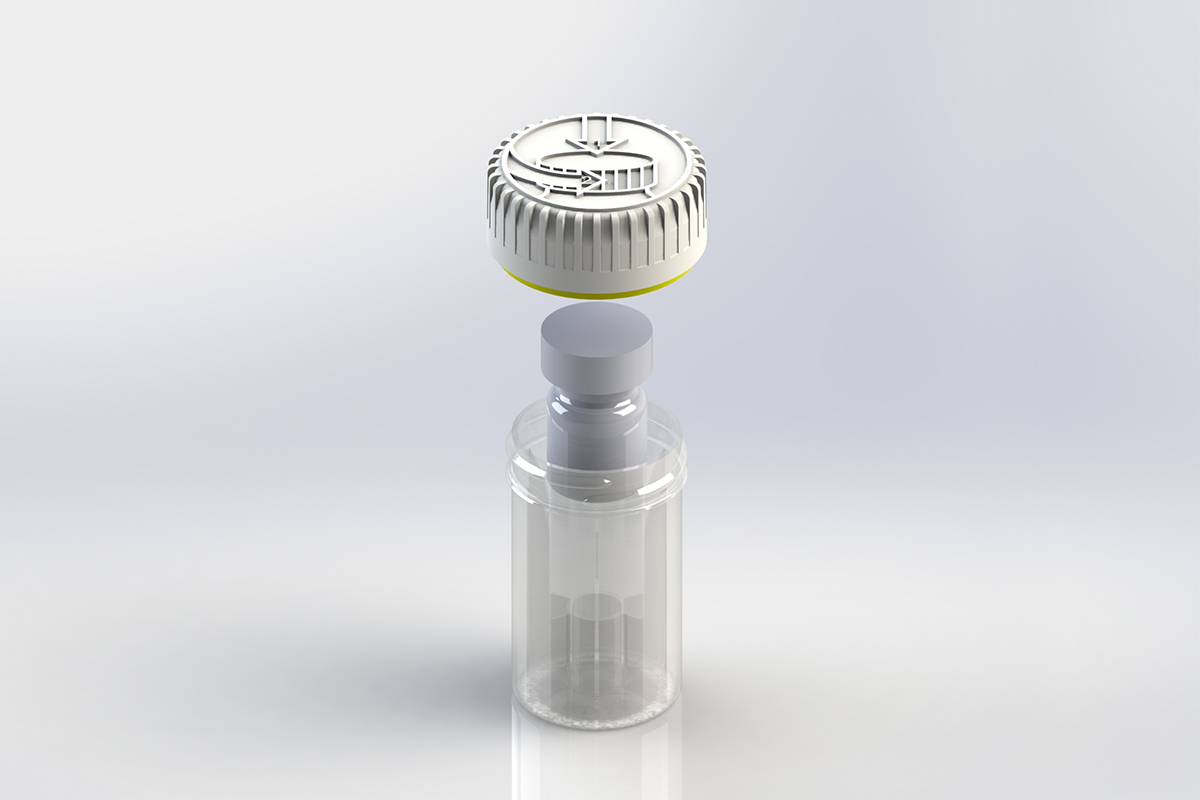 Vial protection device for protecting glass injection vials